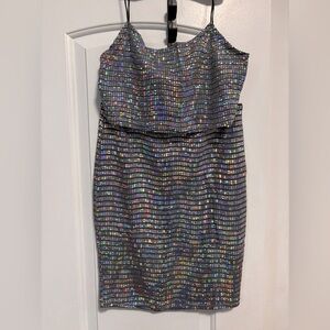 ✨🪩Hologram Skirt Set- size M🪩✨